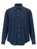 Blue Cotton Blouse