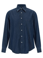 Blue Cotton Blouse