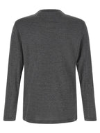 Gray Silk T-Shirt