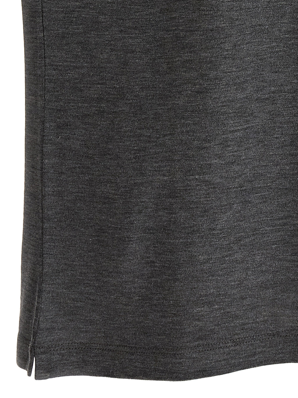 Gray Silk T-Shirt