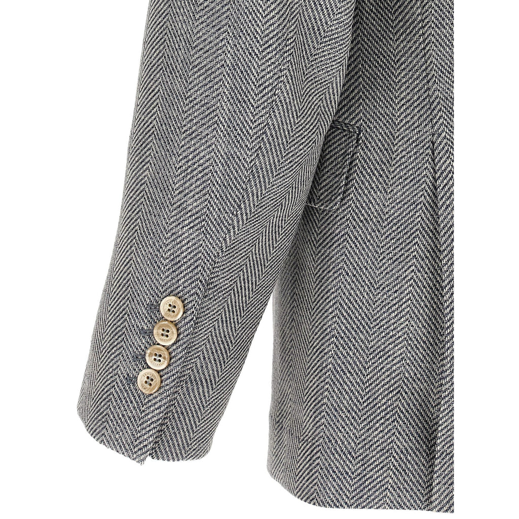 Gray Wool Blazer