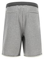 Gray Cotton Bermuda Shorts