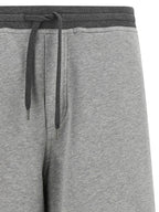 Gray Cotton Bermuda Shorts