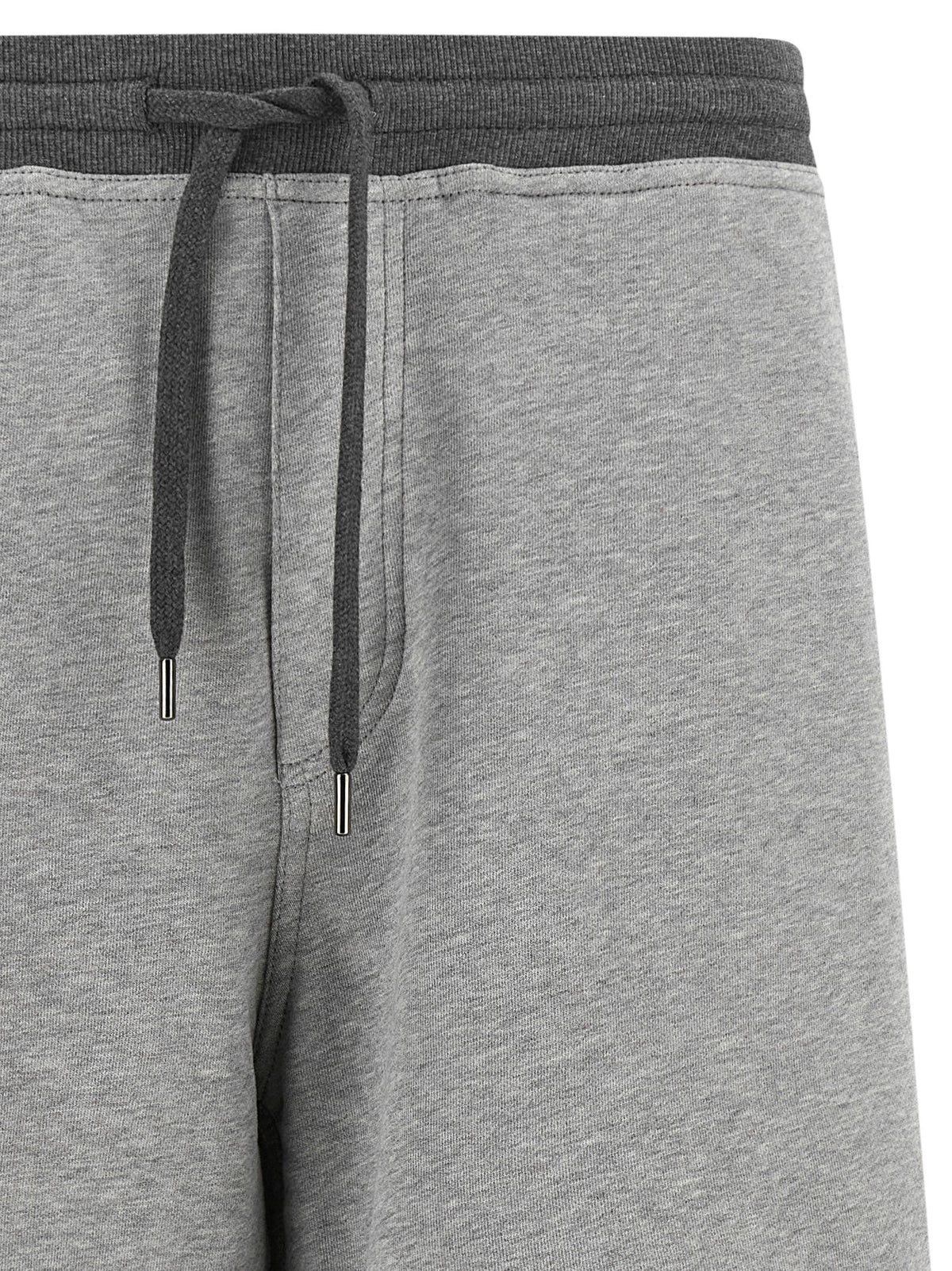 Gray Cotton Bermuda Shorts