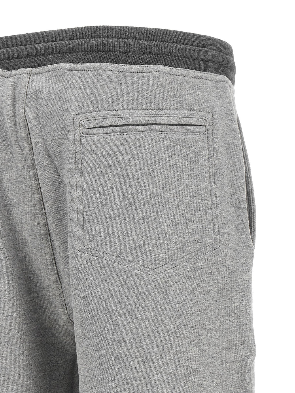 Gray Cotton Bermuda Shorts