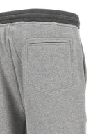 Gray Cotton Bermuda Shorts