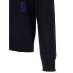 Blue Virgin Wool Polo Shirt