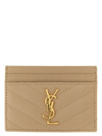 Beige Calfskin Cardholder