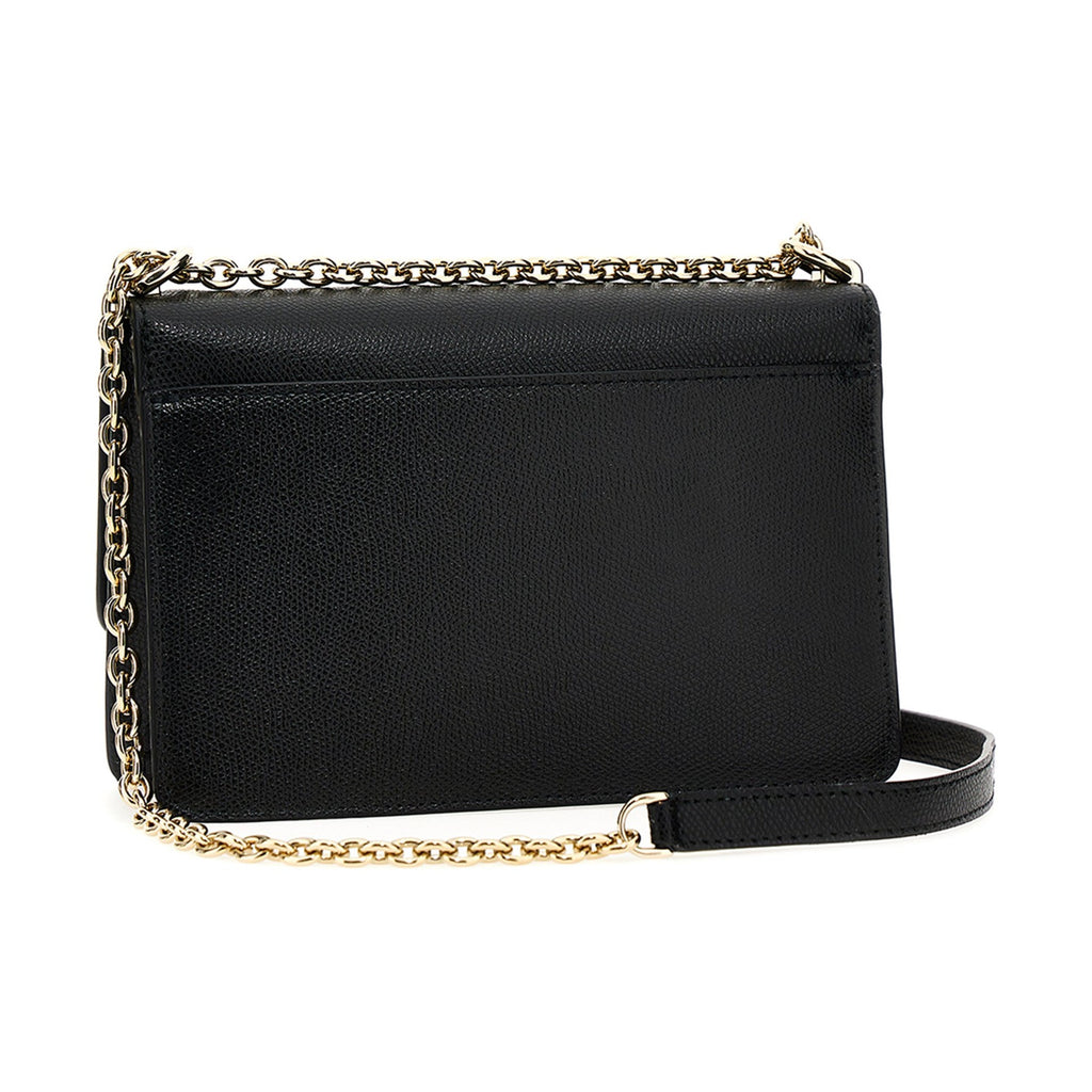 Black Leather Crossbody Bag