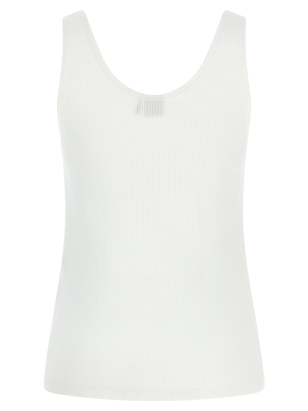 White Cotton Tank Tops