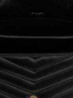 Black Lamb Leather Shoulder Bag