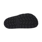 Black Leather Slippers