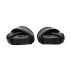 Black Leather Slippers