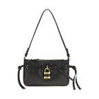 Black Calf Leather Bos Taurus Shoulder Bag