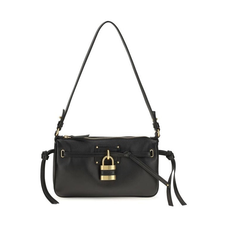 Black Calf Leather Bos Taurus Shoulder Bag