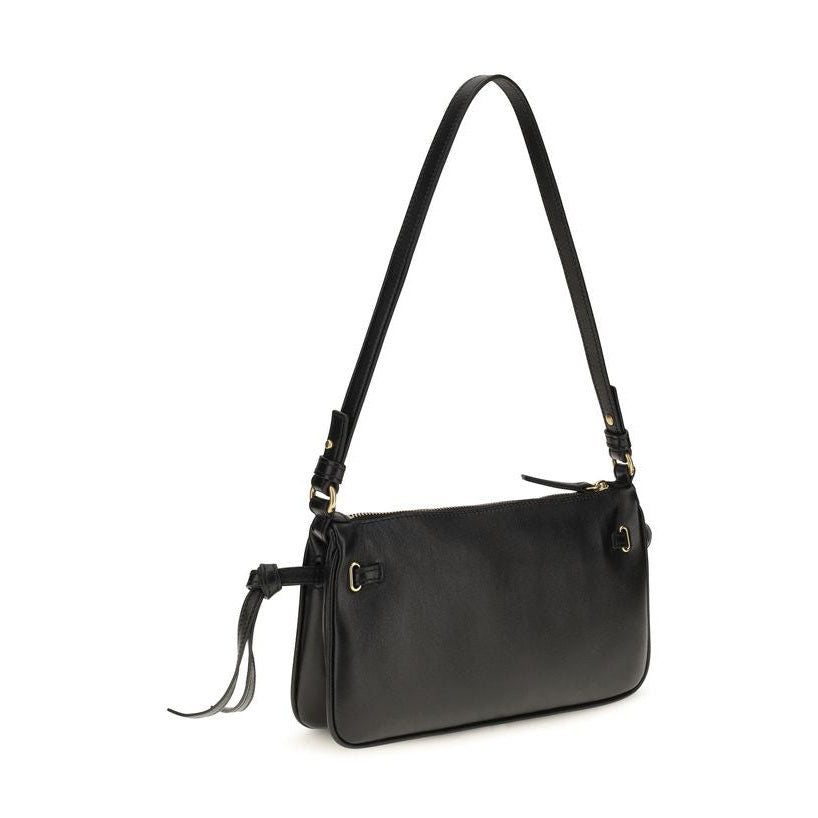 Black Calf Leather Bos Taurus Shoulder Bag