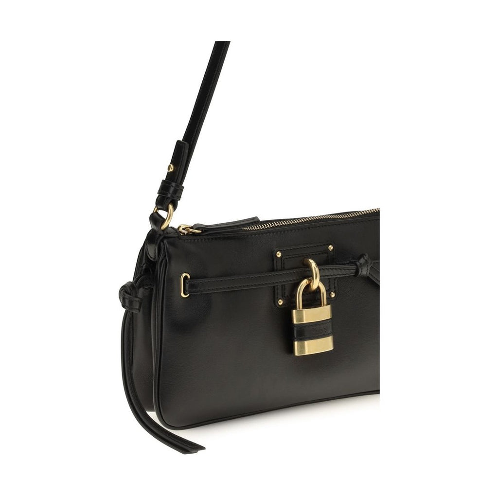Black Calf Leather Bos Taurus Shoulder Bag