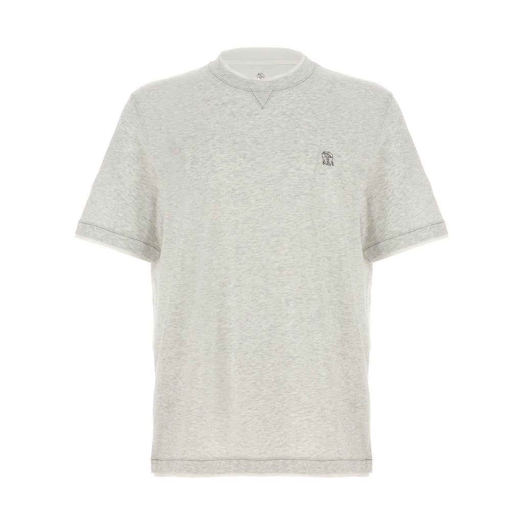 Gray Cotton T-Shirt