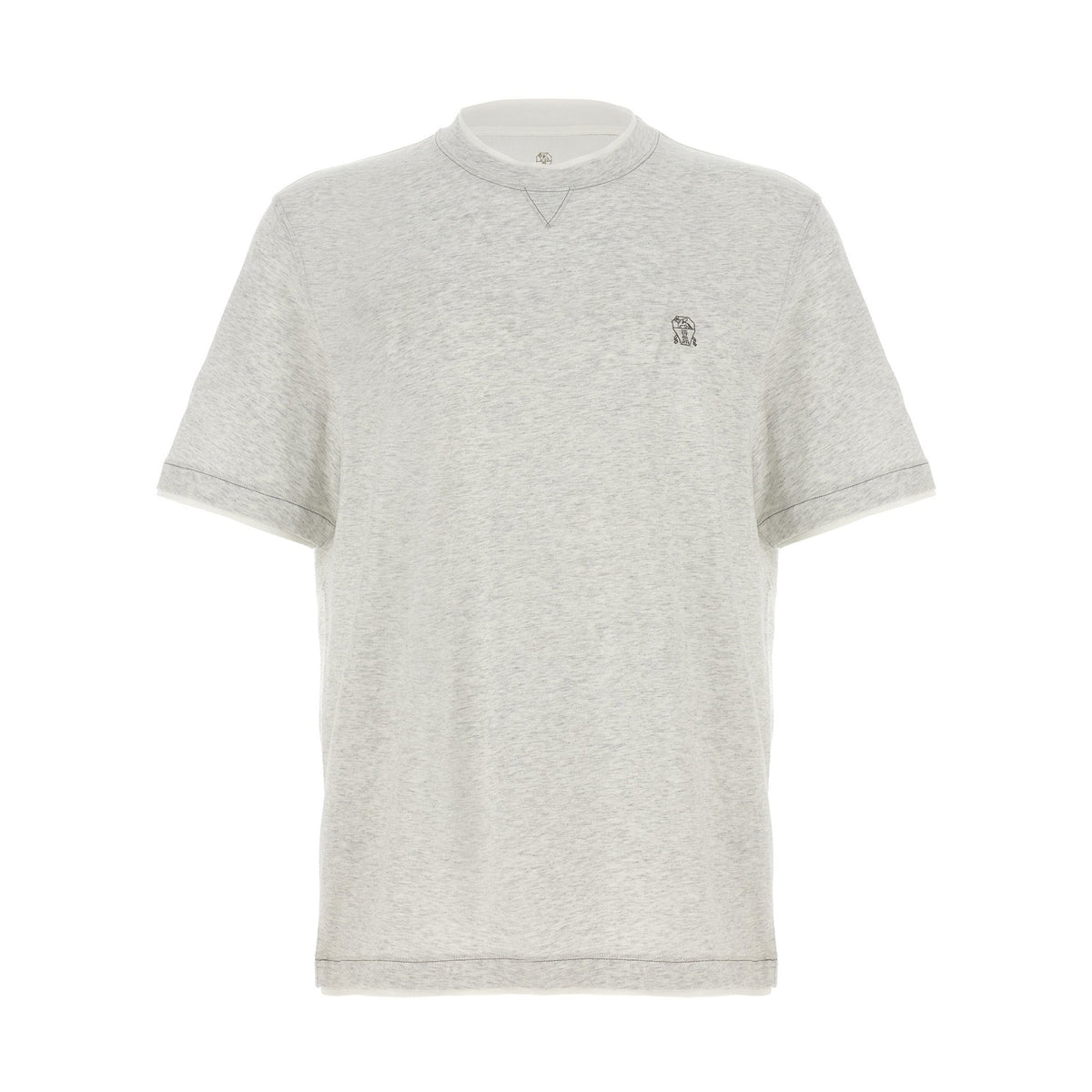 Gray Cotton T-Shirt