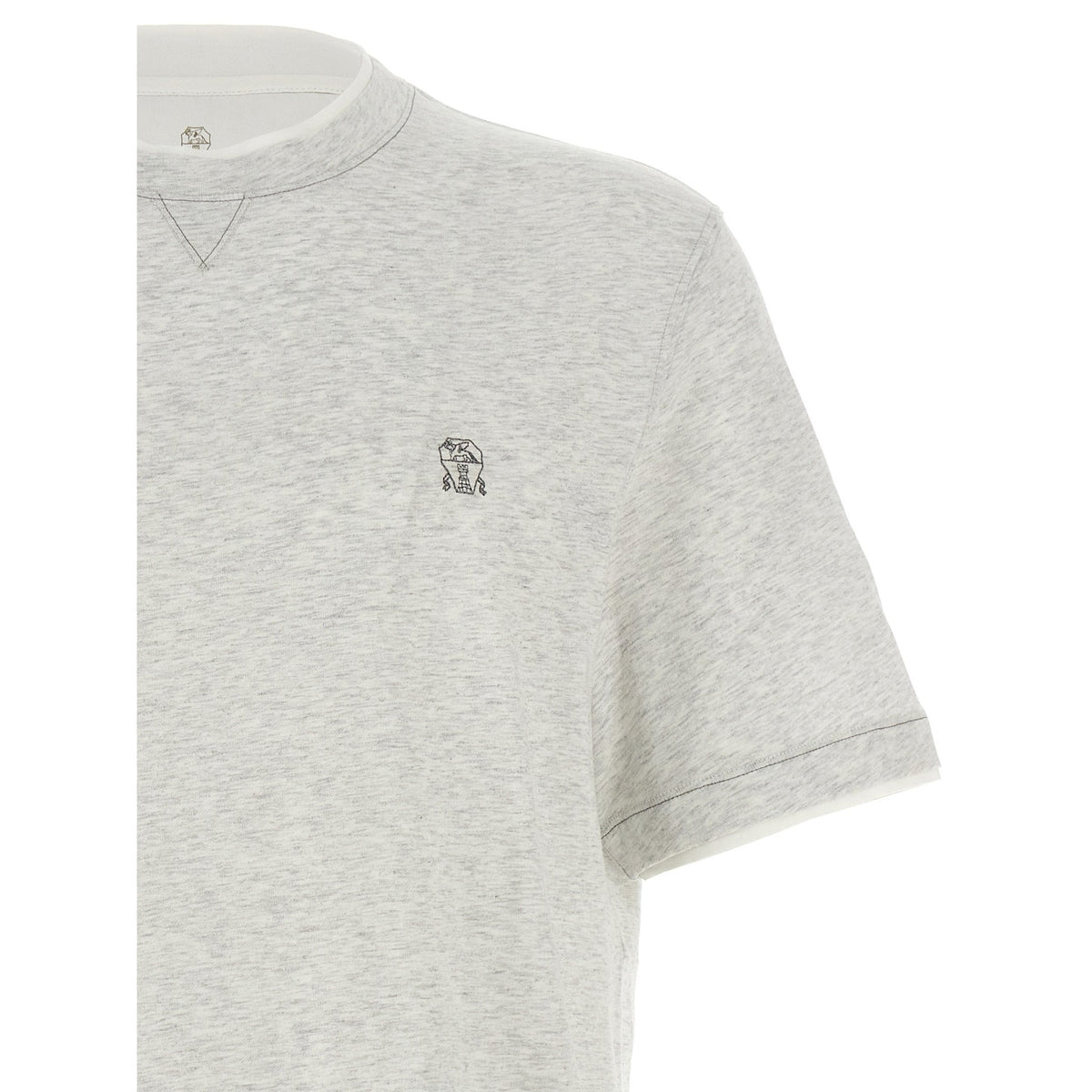 Gray Cotton T-Shirt