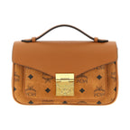 Brown Polyethylene Crossbody Bag