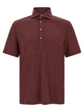 Bordeaux Virgin Wool Polo Shirt