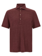 Bordeaux Virgin Wool Polo Shirt