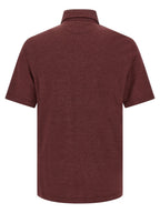 Bordeaux Virgin Wool Polo Shirt