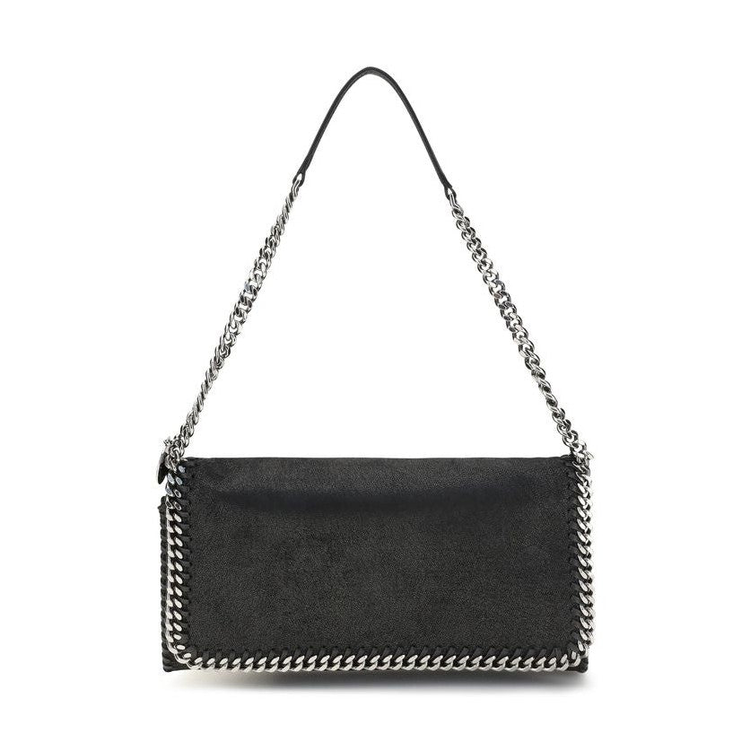 Black Polyester Shoulder Bag