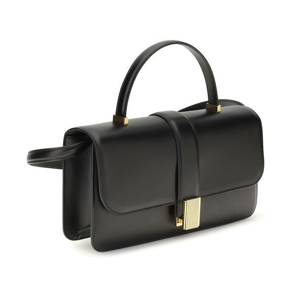 Black Calf Leather Bos Taurus Handbag