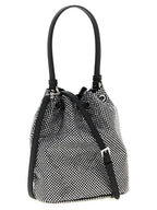 Gray Viscose Handbag