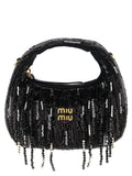 Black Polyester Handbag