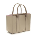 Beige Calf Leather Bos Taurus Shoulder Bag