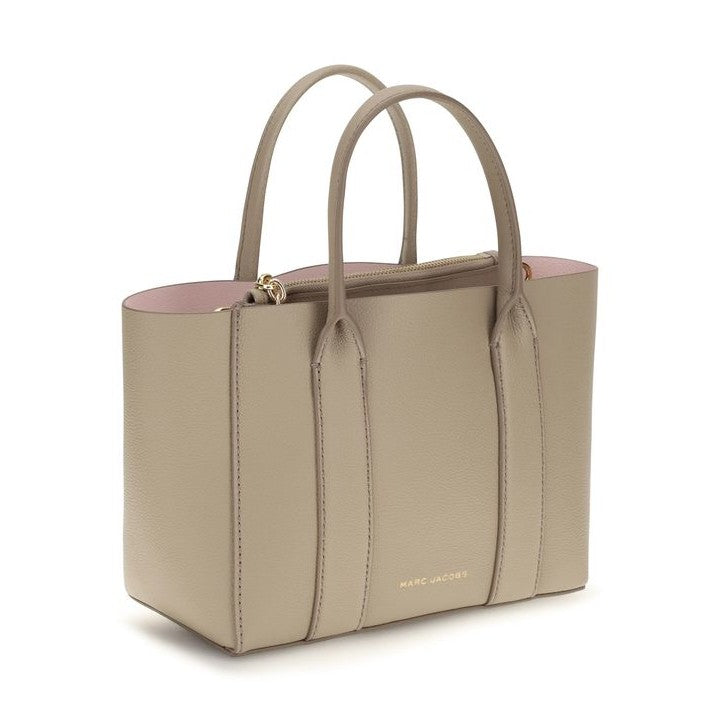 Beige Calf Leather Bos Taurus Shoulder Bag