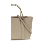 Beige Calf Leather Bos Taurus Shoulder Bag