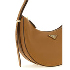 Brown Calfskin Shoulder Bag