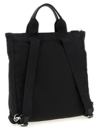 Black Recycled Polyamide Tote Bag