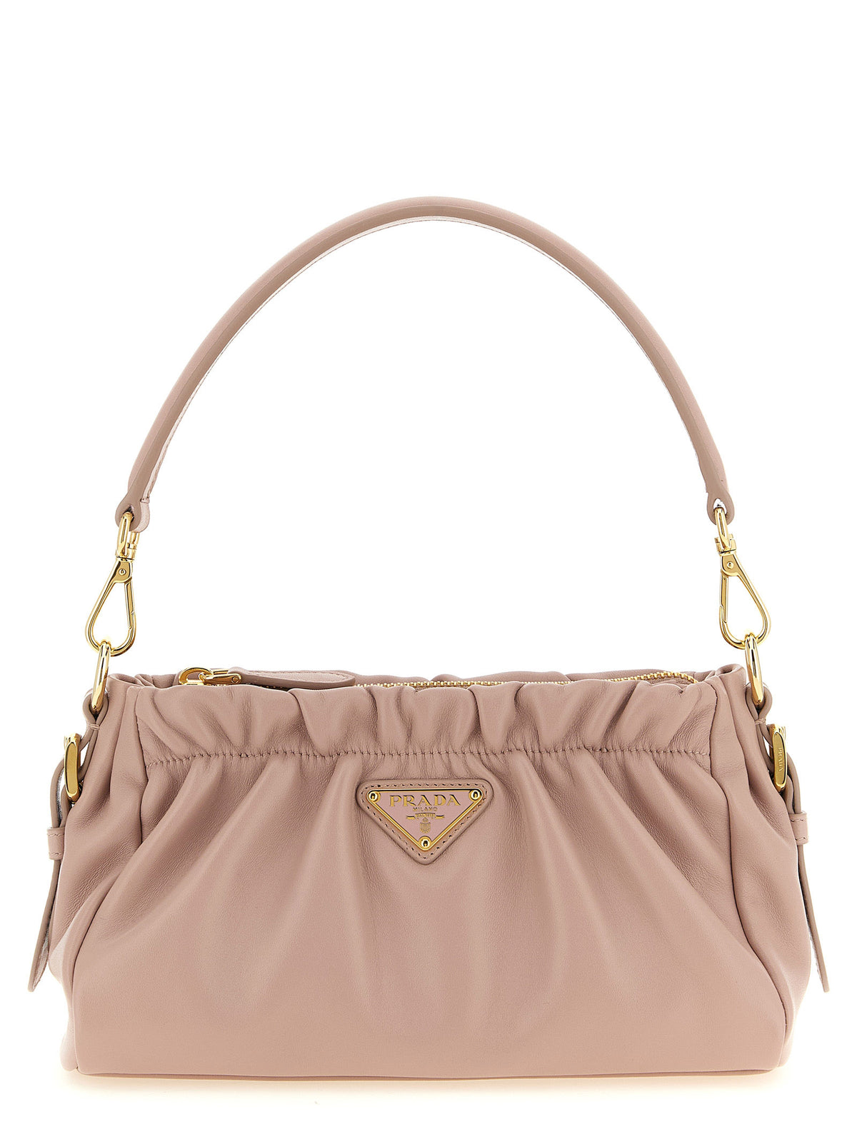 Multicolor Lamb Leather Shoulder Bag