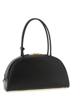 Black Calfskin Shoulder Bag