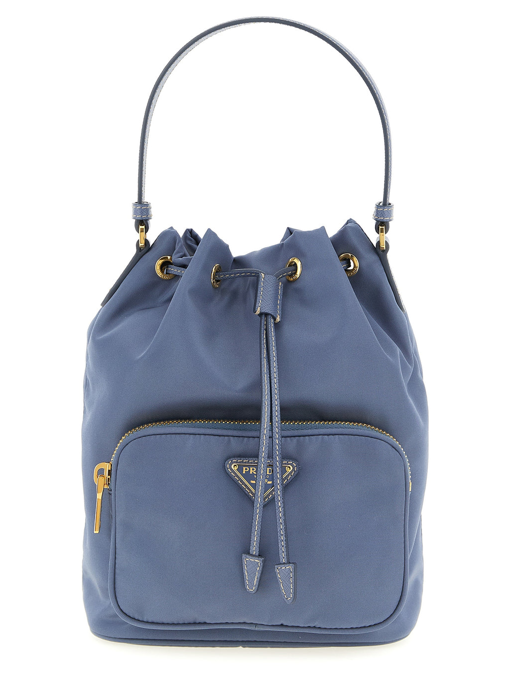 Blue Recycled Polyamide Handbag