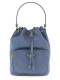 Blue Recycled Polyamide Handbag