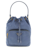 Blue Recycled Polyamide Handbag