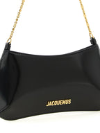 Black Calfskin Shoulder Bag