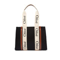 Black Wool Tote Bag