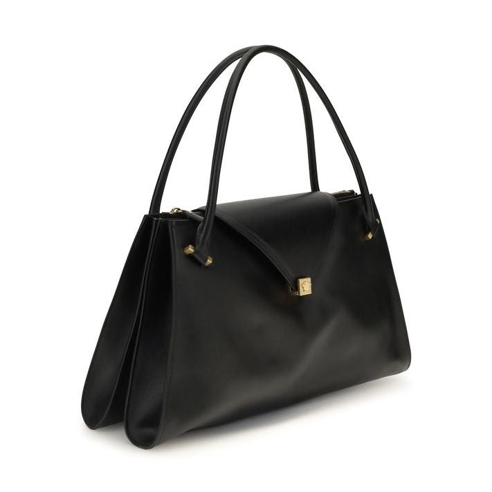 Black Calf Leather Bos Taurus Shoulder Bag
