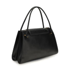 Black Calf Leather Bos Taurus Shoulder Bag