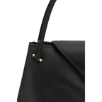 Black Calf Leather Bos Taurus Shoulder Bag