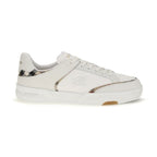 White Calf Leather Bos Taurus Low Top Sneakers