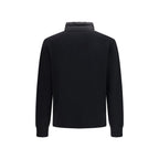 Black Recycled Polyamide Full-Length Jacket