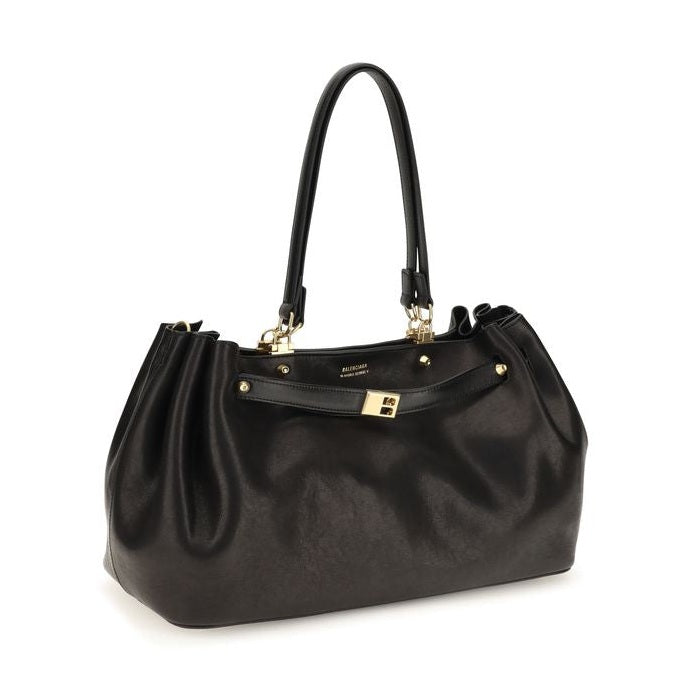 Black Calf Leather Bos Taurus Shoulder Bag